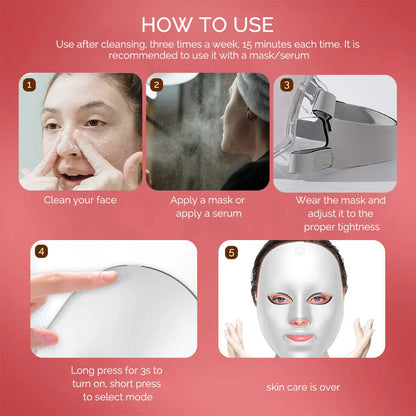 MyoGlow Wireless LED Facial Mask