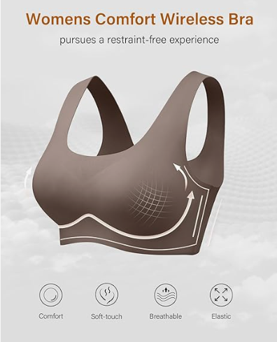 Barely-There Seamless Wireless Bra
