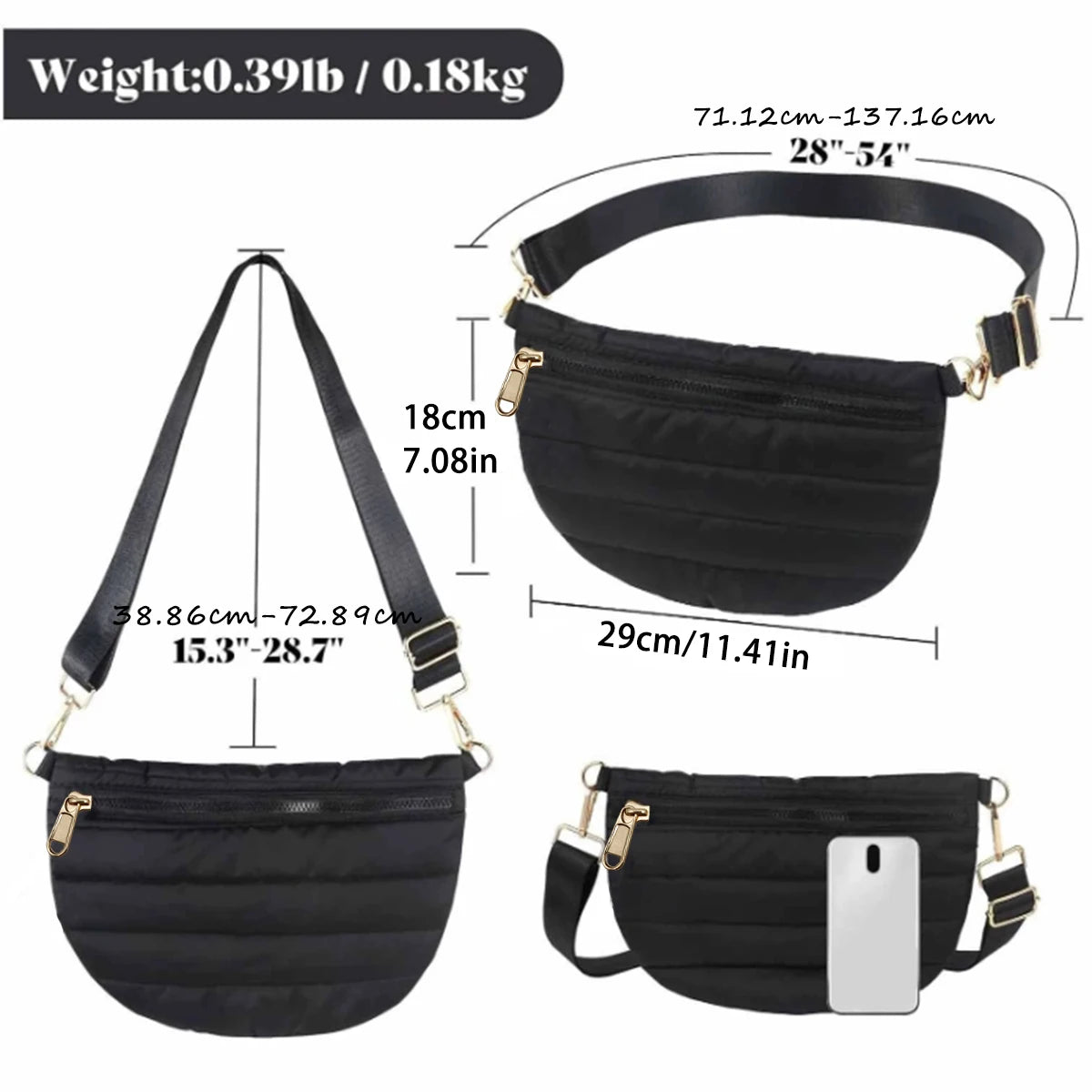 Everyday Nylon Crossbody Bag